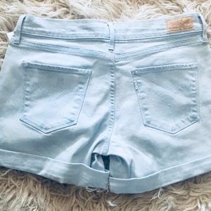 Levi Jean High Waisted Shorts